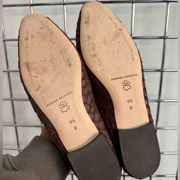 Loeffler Randall Landry Chocolate Woven Ballet Flat Womens size 9.5 - Picture 6 of 10